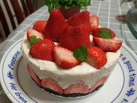 Oreo草莓生乳酪蛋糕（免烤）