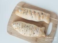 鮭魚起司麵包