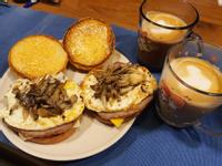 【營養早餐】和牛菌菇起司堡
