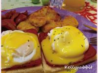 美式早午餐-班尼迪克蛋(Eggs Benedict) 
