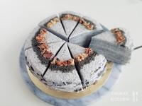 黑芝麻竹碳千層蛋糕