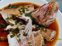 清蒸紅魚(日式風味)