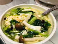 鴻喜菇莧菜豆腐蛋花羹/康寶自然鮮嫩雞風味