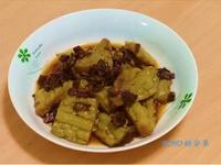 電鍋料理:梅干(梅乾)菜燜苦瓜～不敗料理