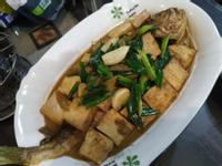 豆腐燒黃魚