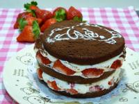懶懶熊草莓巧克力蛋糕
