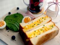 【日式雞蛋三明治】口感綿密濃郁超美味！