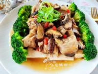枸杞豆腐香菇蒸雞(電鍋版)