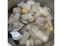 蘿蔔蛤蜊湯（電鍋