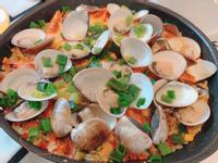 鮮蝦蛤蜊雞肉燉飯