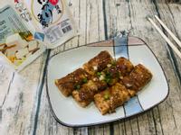 簡單快速料理~醬燒中華鹽滷豆腐捲