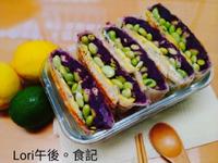 紫地瓜蔥油餅盒子