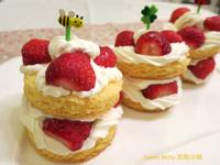 草莓鮮奶油蛋糕塔