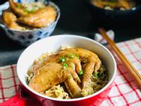 十三香雞翅青江菜炊飯