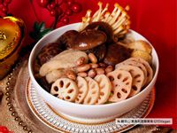 素食年菜🌿竹笙蓮藕冬菇湯🌿全素