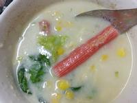 蟹肉白菜玉米農湯