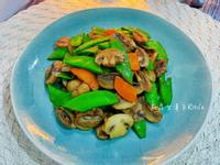 蒜香蘑菇炒豌豆