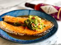 椒麻鮭魚 / 創意料理