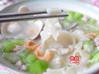絲瓜蛤蜊麵片兒湯