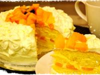 芒果鮮奶油蛋糕~夏季限定喔^^