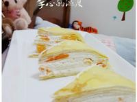 芒果千層蛋糕-免用烤箱
