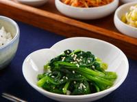 韓式小菜》涼拌菠菜