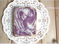 「麵包機」優雅的紫薯雙色吐司